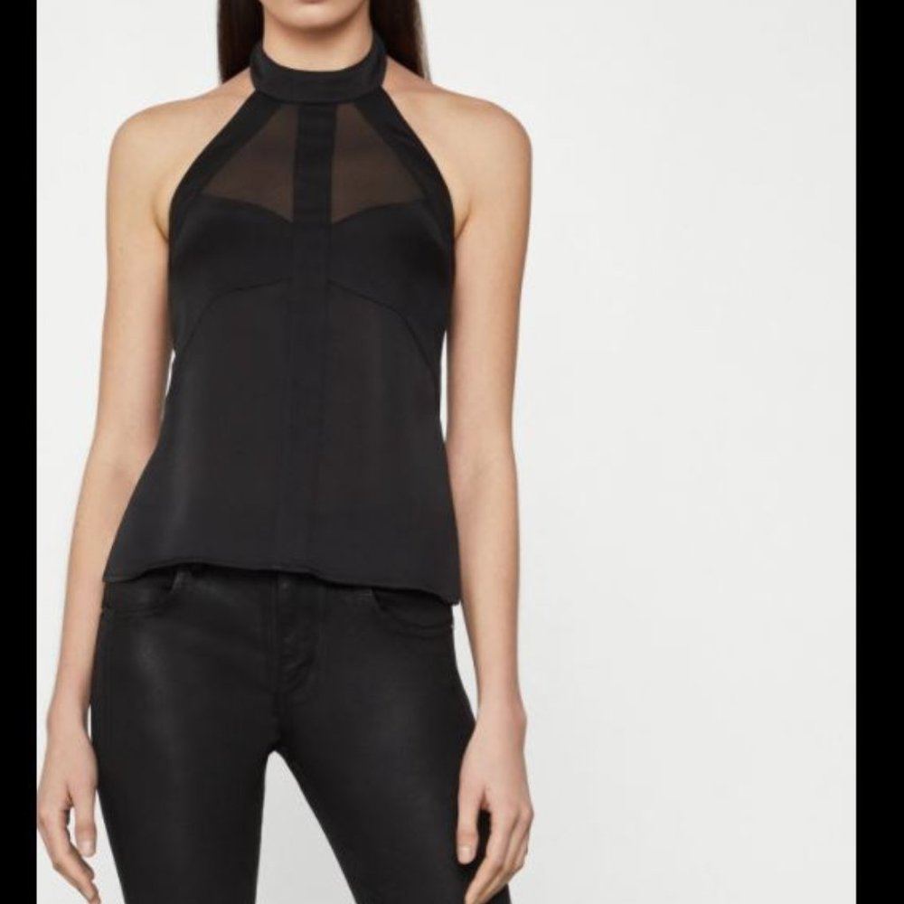 COPY - BCBG Mesh Halter Top Size: 0